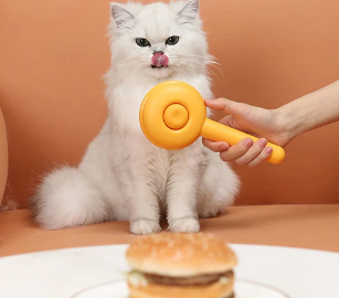 Cepillo Calabaza Auto-Limpiable para Perros y Gatos - Looti Pet