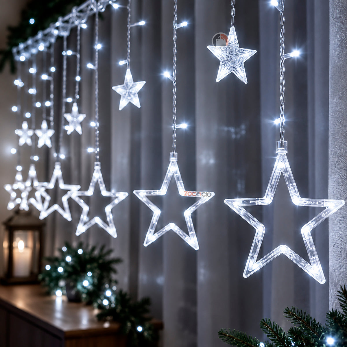CORTINA MÁGICA ESTRELLAS LED - Pared de Ensueño 3M y 6M