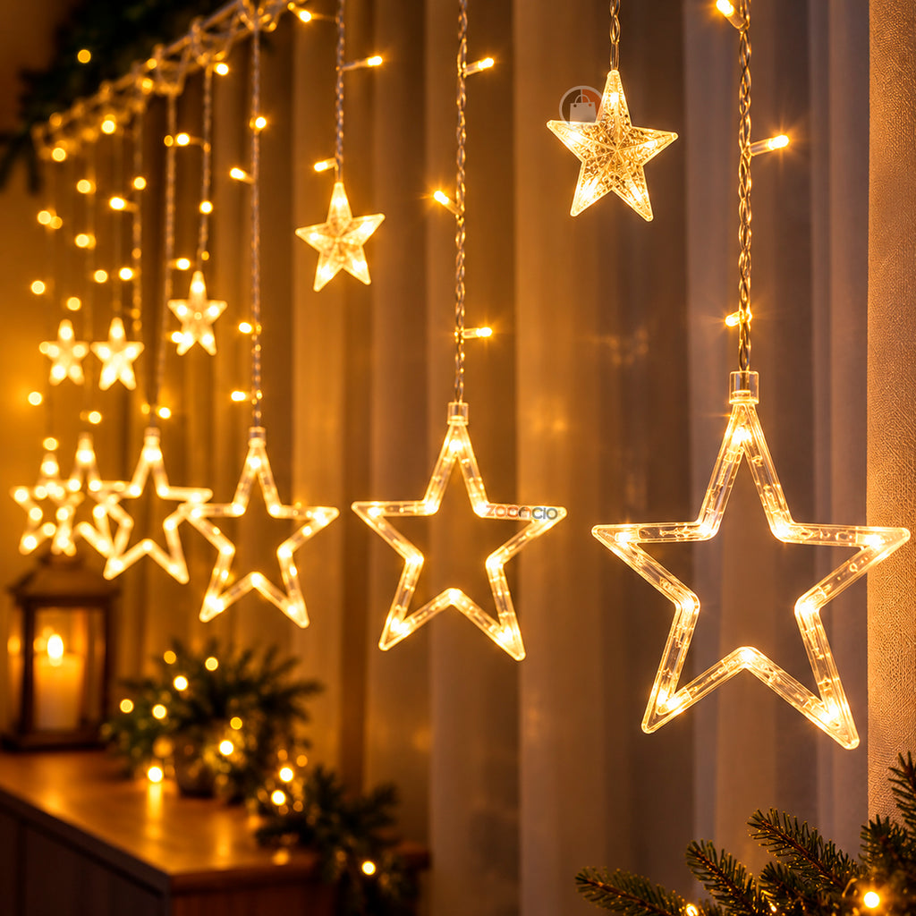 CORTINA MÁGICA ESTRELLAS LED - Pared de Ensueño 3M y 6M