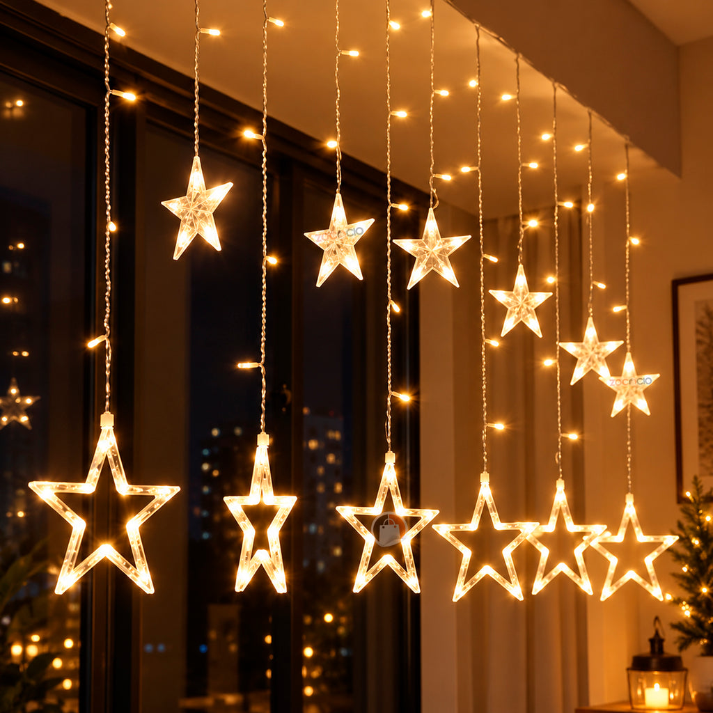 CORTINA MÁGICA ESTRELLAS LED - Pared de Ensueño 3M y 6M