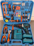 KIT TALADRO INALÁMBRICO 36V MAX + MALETÍN DE HERRAMIENTAS 48 PIEZAS